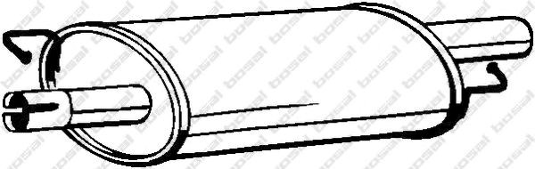 Средний глушитель 233577 BOSAL