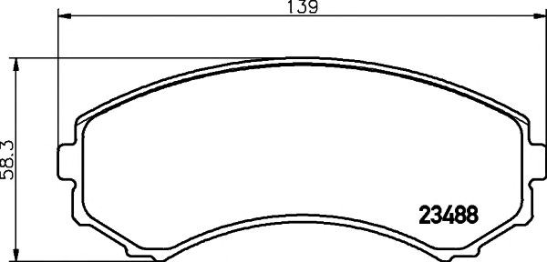 Колодки 2348801 TEXTAR