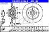 Дисковый тормоз 24011201942 ATE