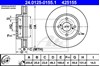 Тормоз дисковый передний 24012501551 ATE