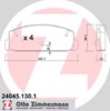 Колодки тормозные задние, дисковые 240451301 ZIMMERMANN
