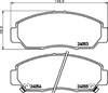 Колодки тормозные передние дисковые 2405301 TEXTAR