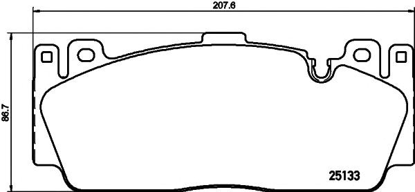 Колодки 2513301 TEXTAR