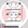 Колодки тормозные 251602002 ZIMMERMANN