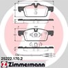 Тормозные колодки 252221702 ZIMMERMANN