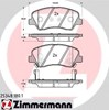 Тормозные колодки 253481801 ZIMMERMANN