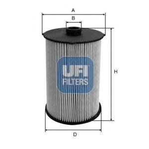 Топливный фильтр 2604300 UFI