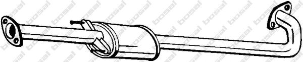 Глушитель, центральная часть 278671 BOSAL