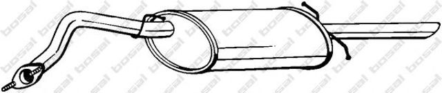 Глушитель задний 278875 BOSAL