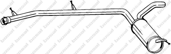 Выхлопная труба 282859 BOSAL