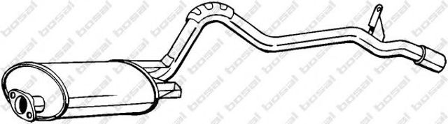 Средний глушитель 283605 BOSAL