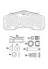 Колодки тормозные дисковые комплект 2925305390 BENDIX
