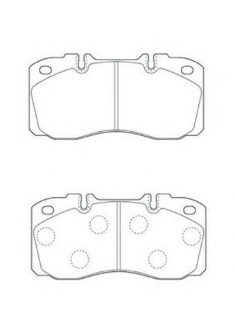 Передние тормозные колодки 2937409560 BENDIX