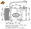 Компрессор хладагента 32703 NRF