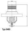 Авто термостат 348389D WAHLER