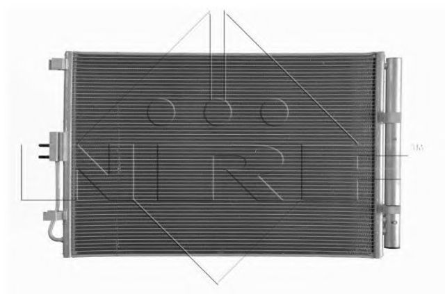 Трубопроводы и радиатор кондиционера 350015 NRF