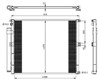 Радиатор кондиционера 350050 NRF