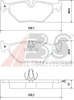 Комплект задних колодок 36908 ABS