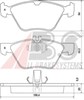 Колодки тормозные передние дисковые 36943 ABS