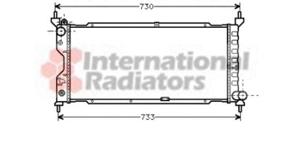 Радиатор основной 37002185 VAN WEZEL