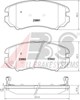 Колодки тормозные передние дисковые 37423 ABS