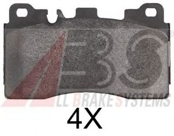 Комплект задних колодок 37867 ABS