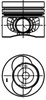 Поршень в комплекте на 1 цилиндр, STD 40683600 KOLBENSCHMIDT