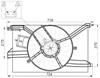 Электровентилятор охлаждения в сборе 47458 NRF