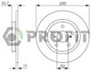 Задний тормозной диск 50101755 PROFIT