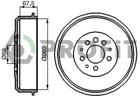Задний барабан 50200100 PROFIT