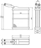 Радиатор печки (отопителя) 52134 NRF
