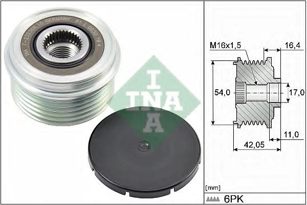 Инерционный шкив 535028510 INA