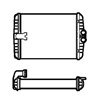 Радиатор отопителя салона 53552 NRF