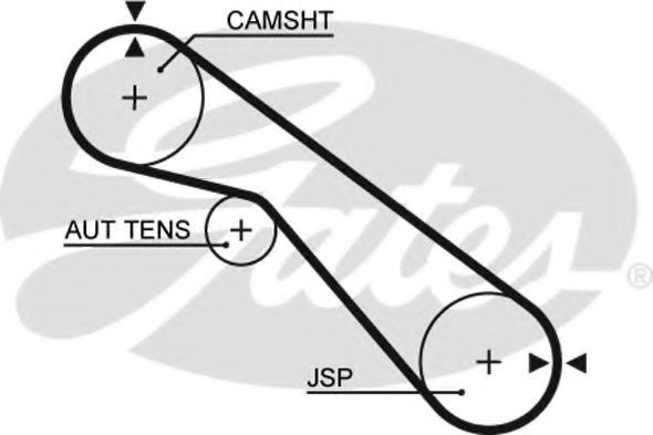 Ремень двигателя 5405XS GATES