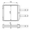 Радиатор отопителя салона 54260 NRF