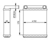 Радиатор печки (отопителя), задний 54306 NRF