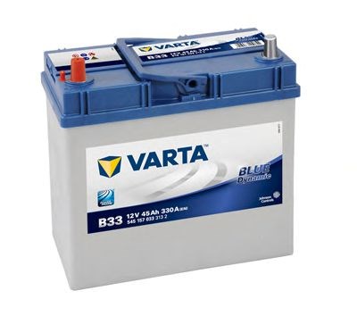 Акумулятор varta  45аг 330а asia blue dynamic (b33) (1) (330а) (2 роки гарантії)