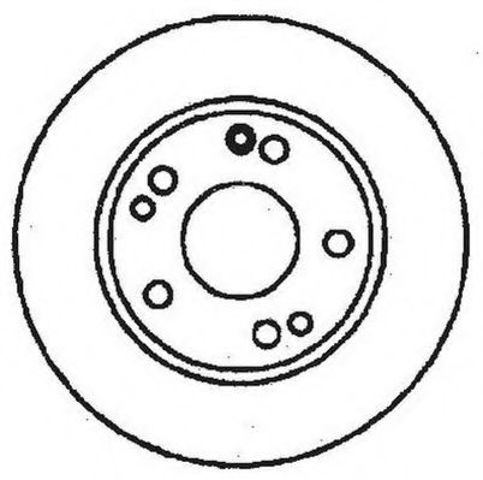 Гальмівний диск передній mercedes 170 (w170), 190 (w201) 561330JC