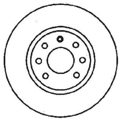 Jurid volvo гальмівний диск передній 440-460 -96 561446JC