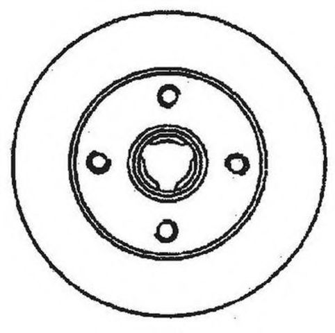 Задний дисковый тормоз 561460JC BENDIX
