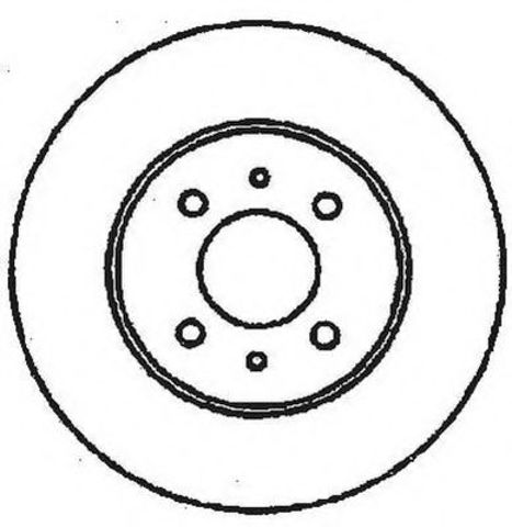 Гальмівний диск передній alfa romeo / fiat / lancia / nissan 561469JC