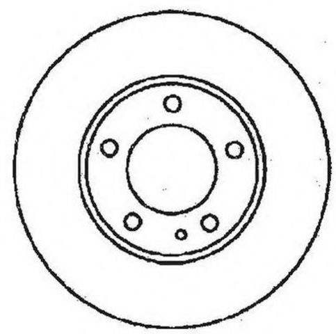 Гальмівний диск задній bmw 3-series / hyundai veloster 561552JC