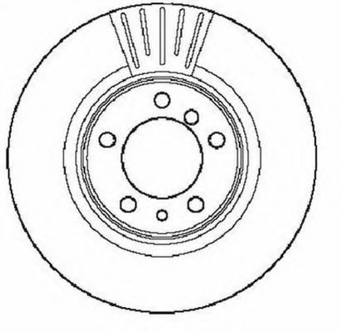 Ротор тормозной 561948JC BENDIX