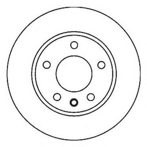 Диск тормозной передний 562035JC BENDIX
