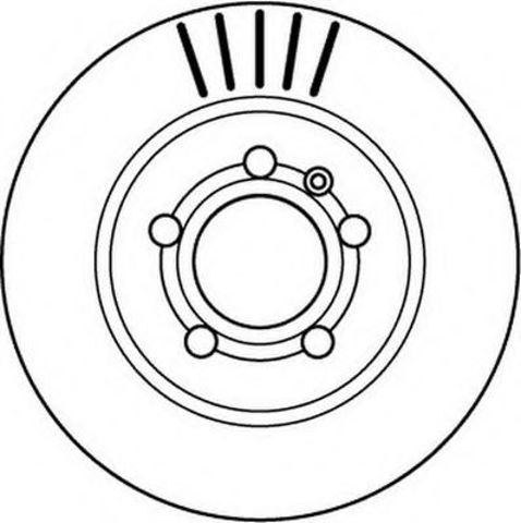 Диск тормозной задний 562133JC BENDIX