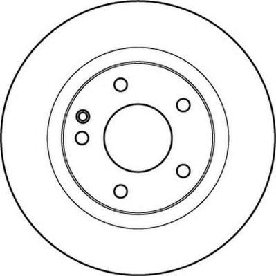 Диск тормозной передний 562245JC BENDIX