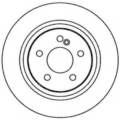 Задний дисковый тормоз 562257JC BENDIX