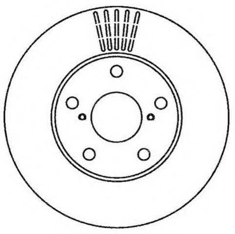 Ротор тормозной 562269JC BENDIX
