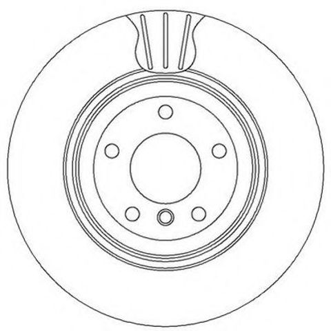 Гальмівний диск задній bmw 3-series, x1 562334JC