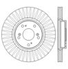 Диск тормозной передний 562546JC BENDIX